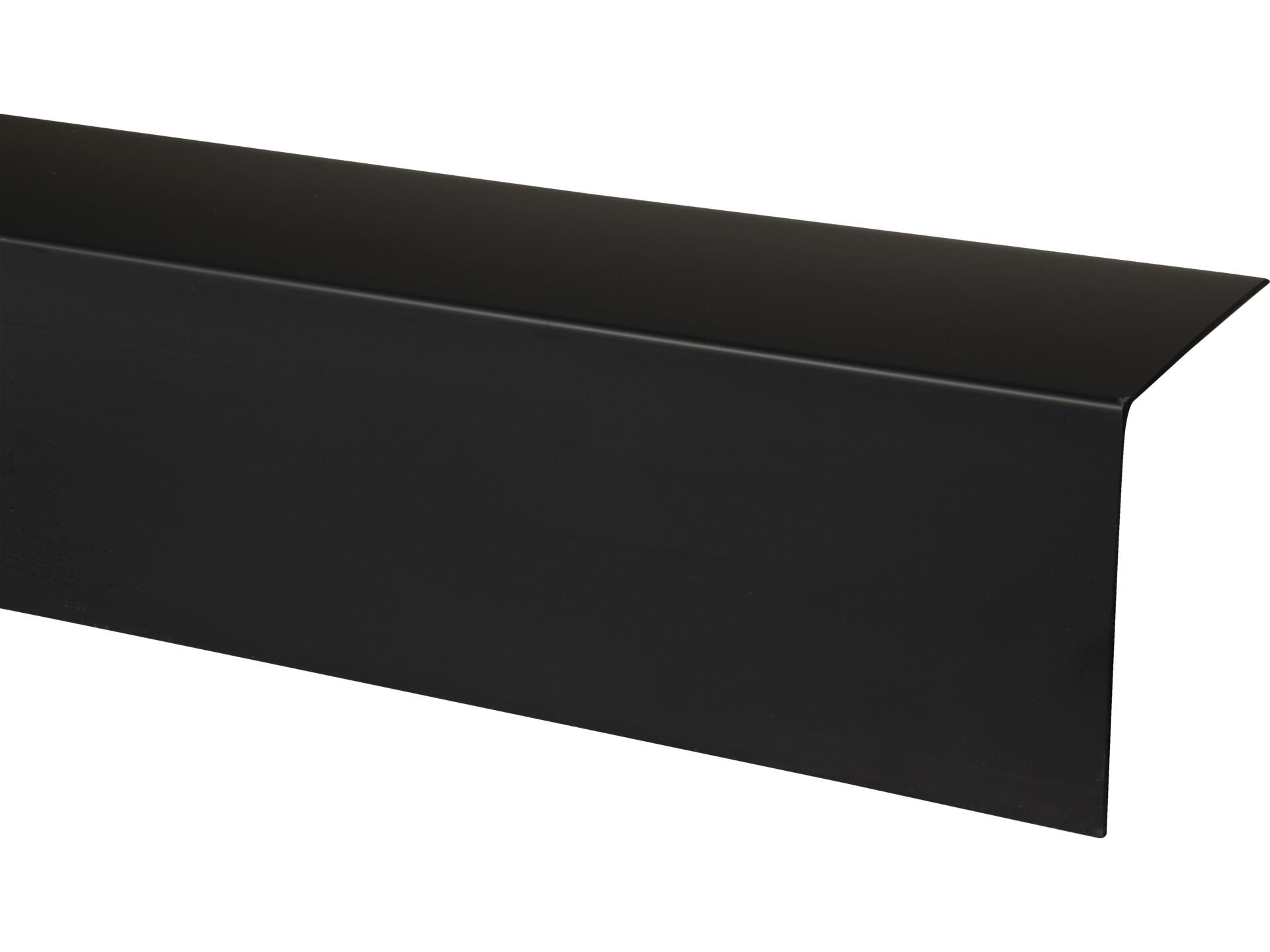 CanDo Hoekprofiel PVC Zwart 2600x100x100 mm