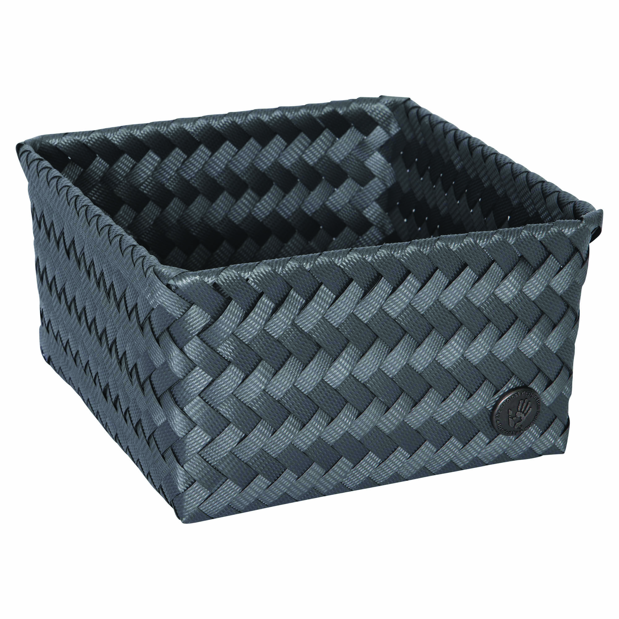 Handed By Mand Fit Square 18 Dark Grey 18x18x10 cm - Handgemaakt