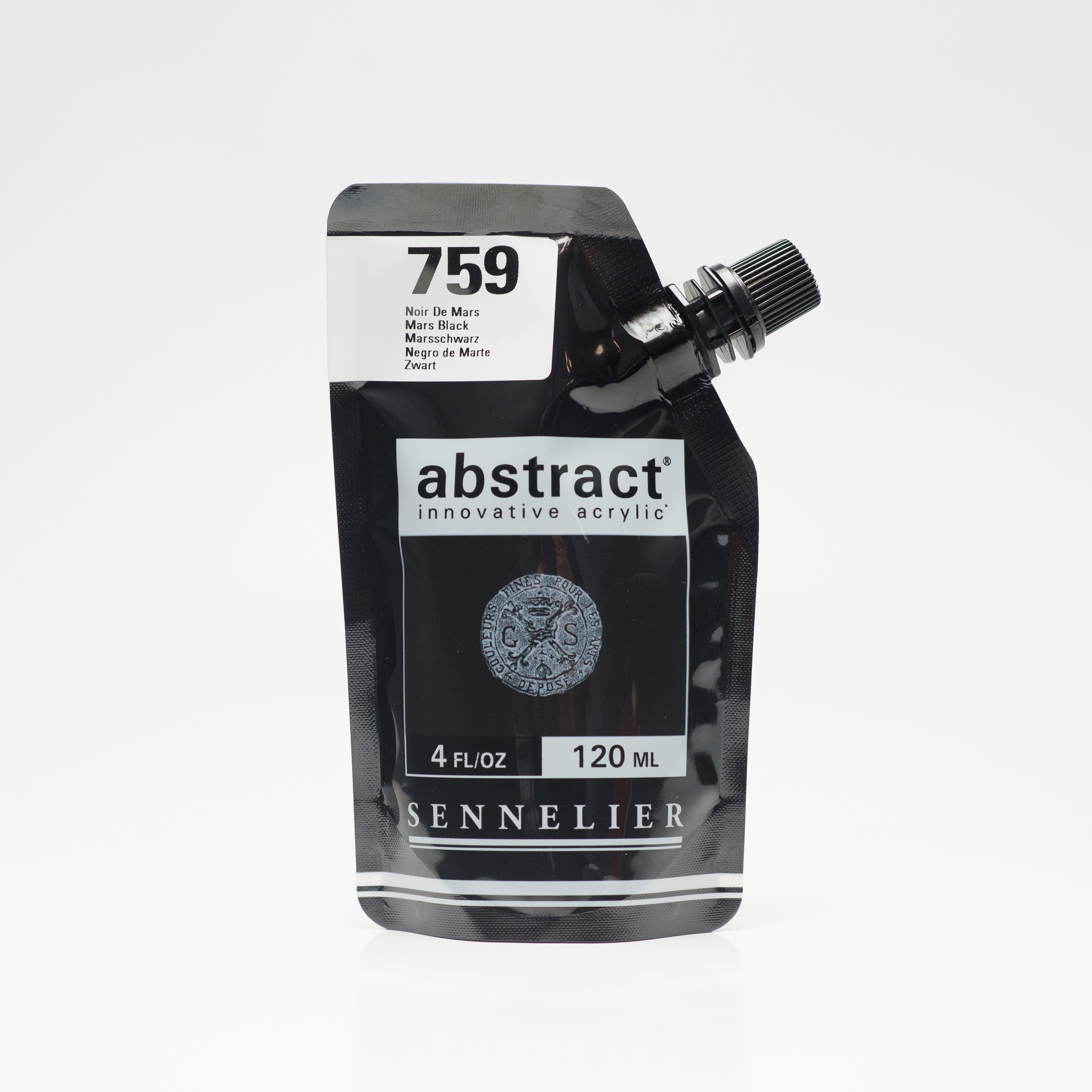 Acrylverf Abstract 120ml Sennelier - Zwart