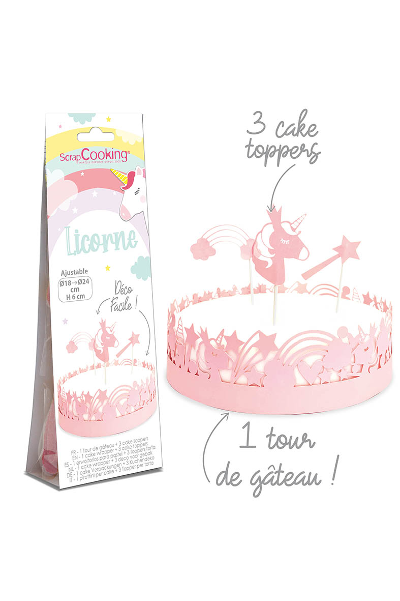 ScrapCooking Cake Topper Eenhoorn - Deco voor Taart