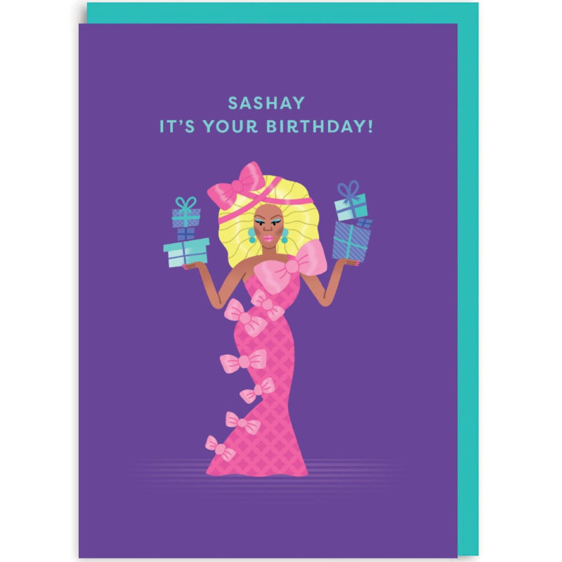 Enfant Terrible Wenskaart Icons - Ru Paul Sashay Enfant Terrible Wenskaart Icons - Ru Paul Sashay