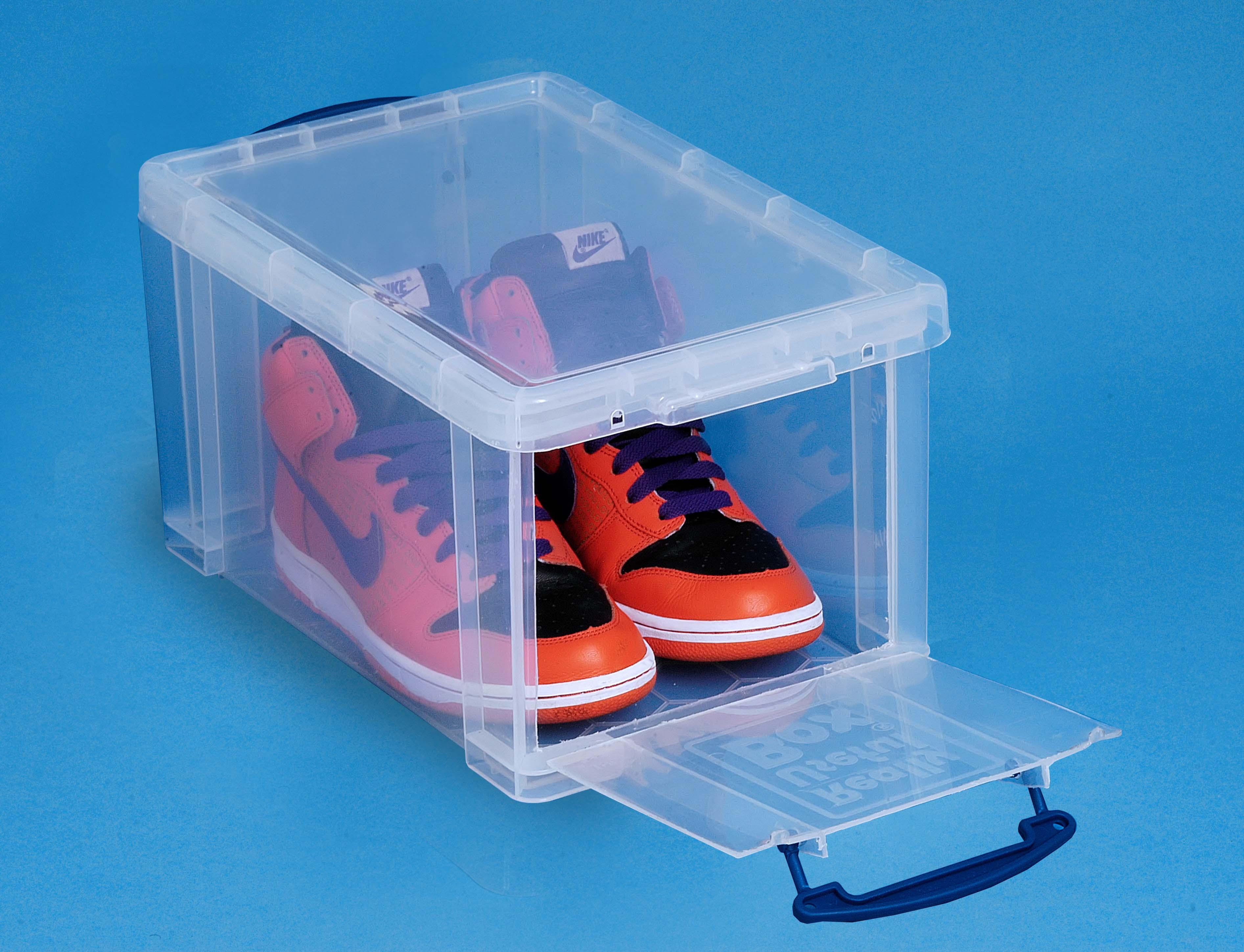 Really Useful Boxes Opbergbox 14l met Opening Vooraan - Transparant - 39.5x25.5x21 cm