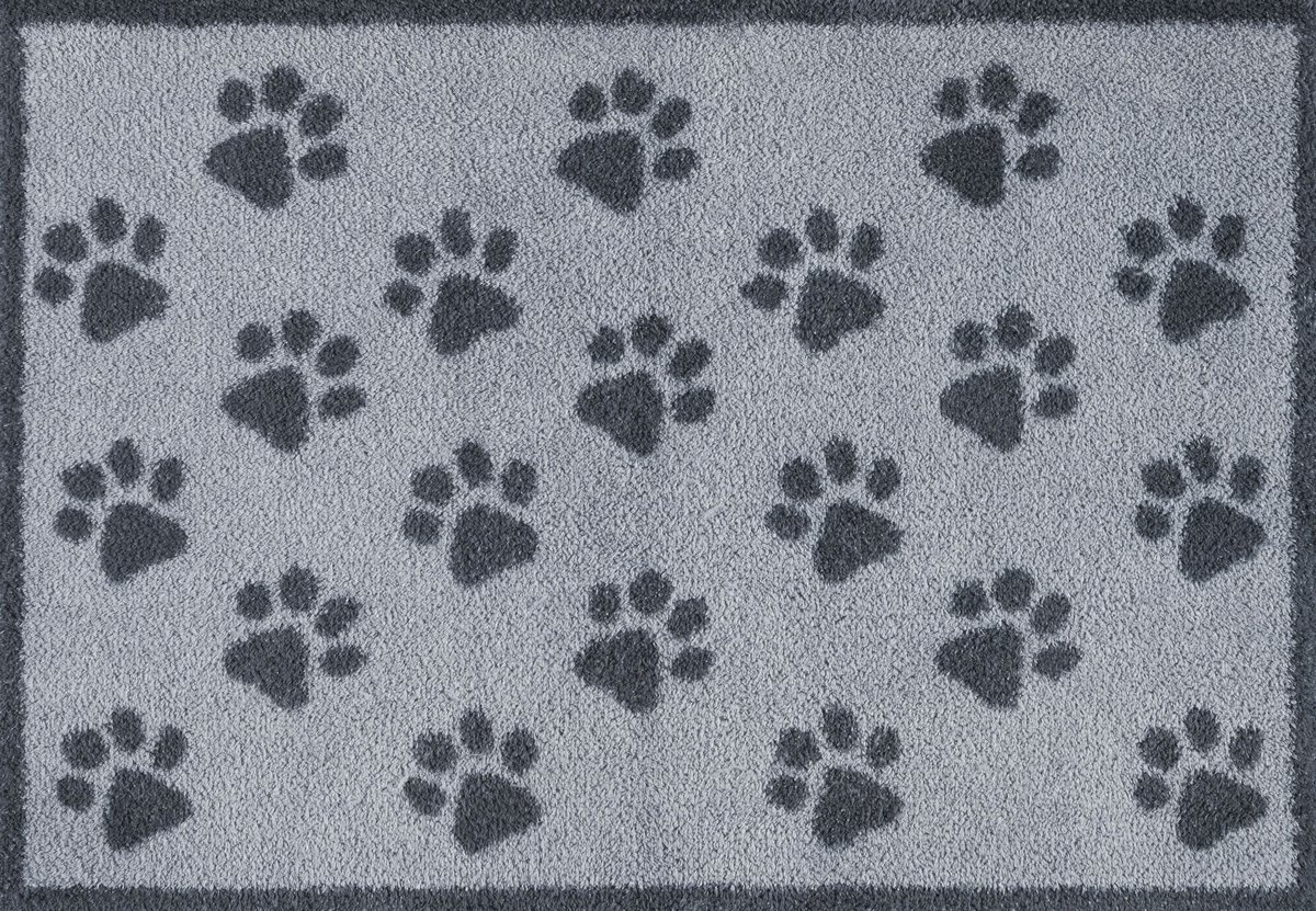 Turtle Mat Design Tapijt 60x85 cm Paws Grijs