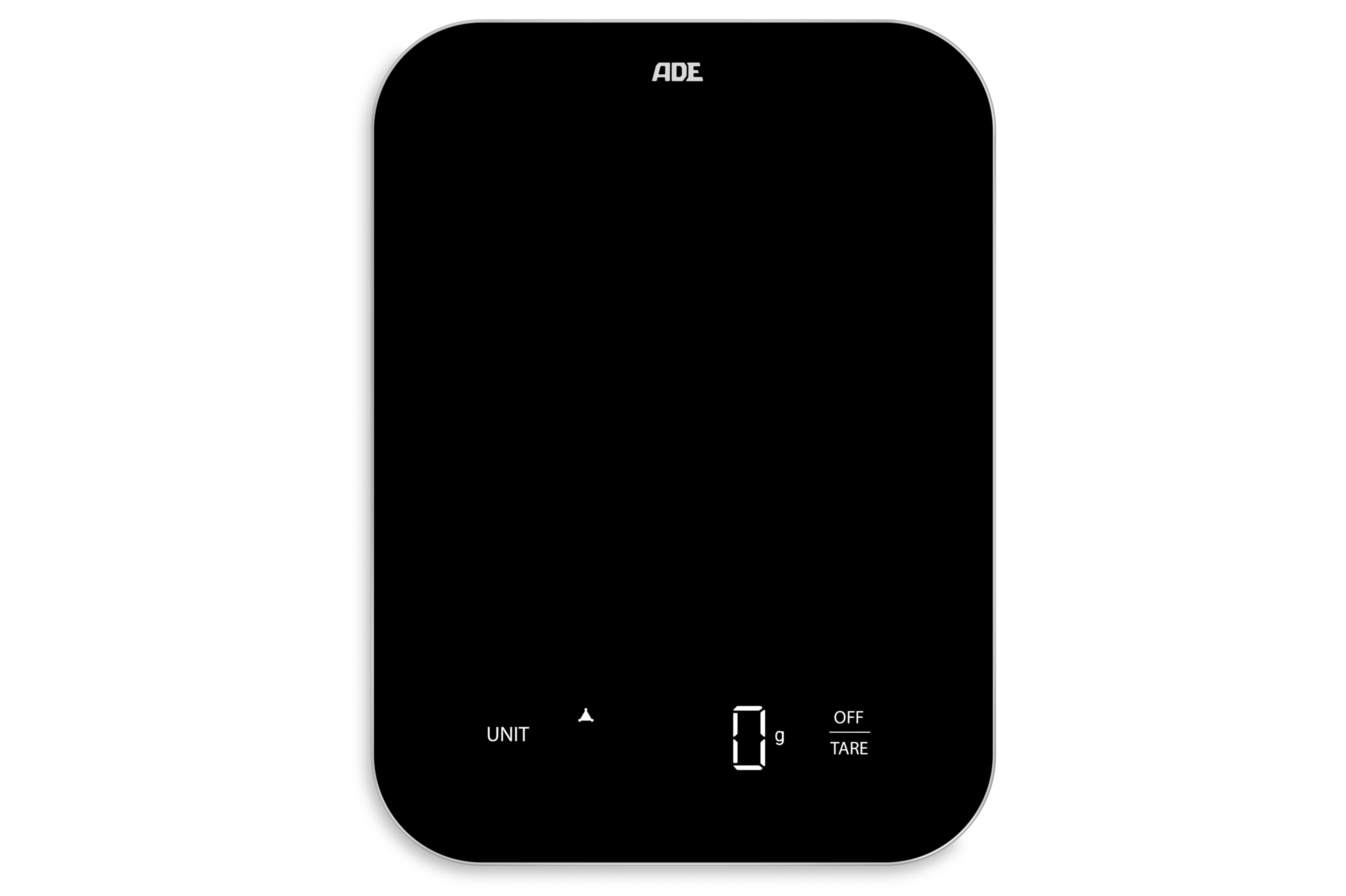 ADE Keukenweegschaal Louisa Zwart 15x20.5 cm - Digitaal - met USB-C