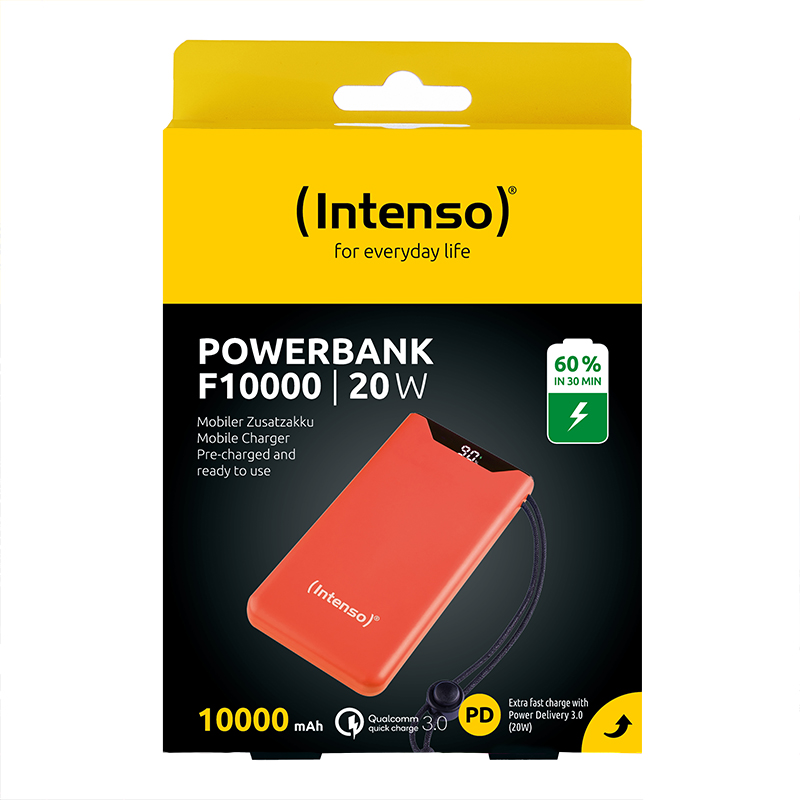 Intenso F10000 Powerbank oranje 10000 mAh