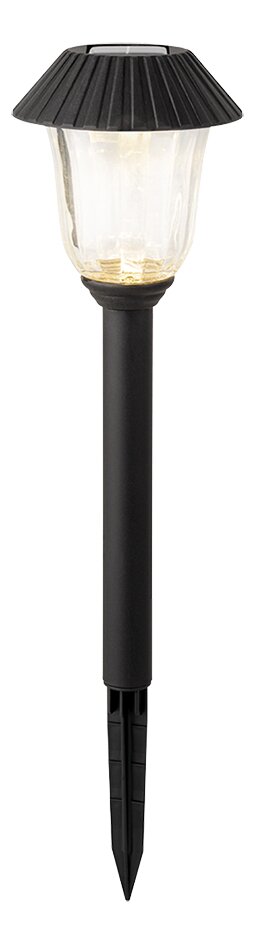 Decoris Steekverlichting Zwart 4 stuks