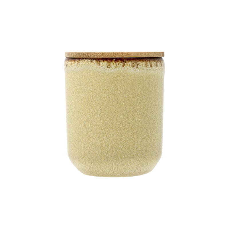 Villa Collection Geurkaars Iris Yellow 8x9.5 cm- Cucumer Blossom - 40 Branduren