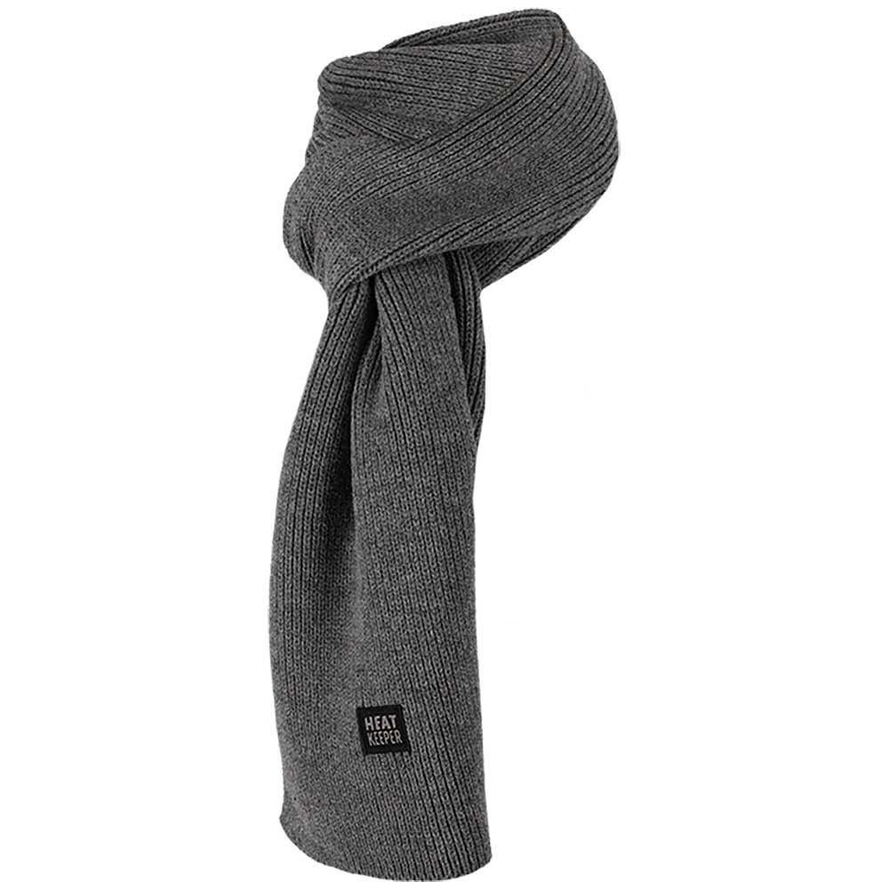 Heatkeeper Sjaal Heren Knitted Grey - One Size