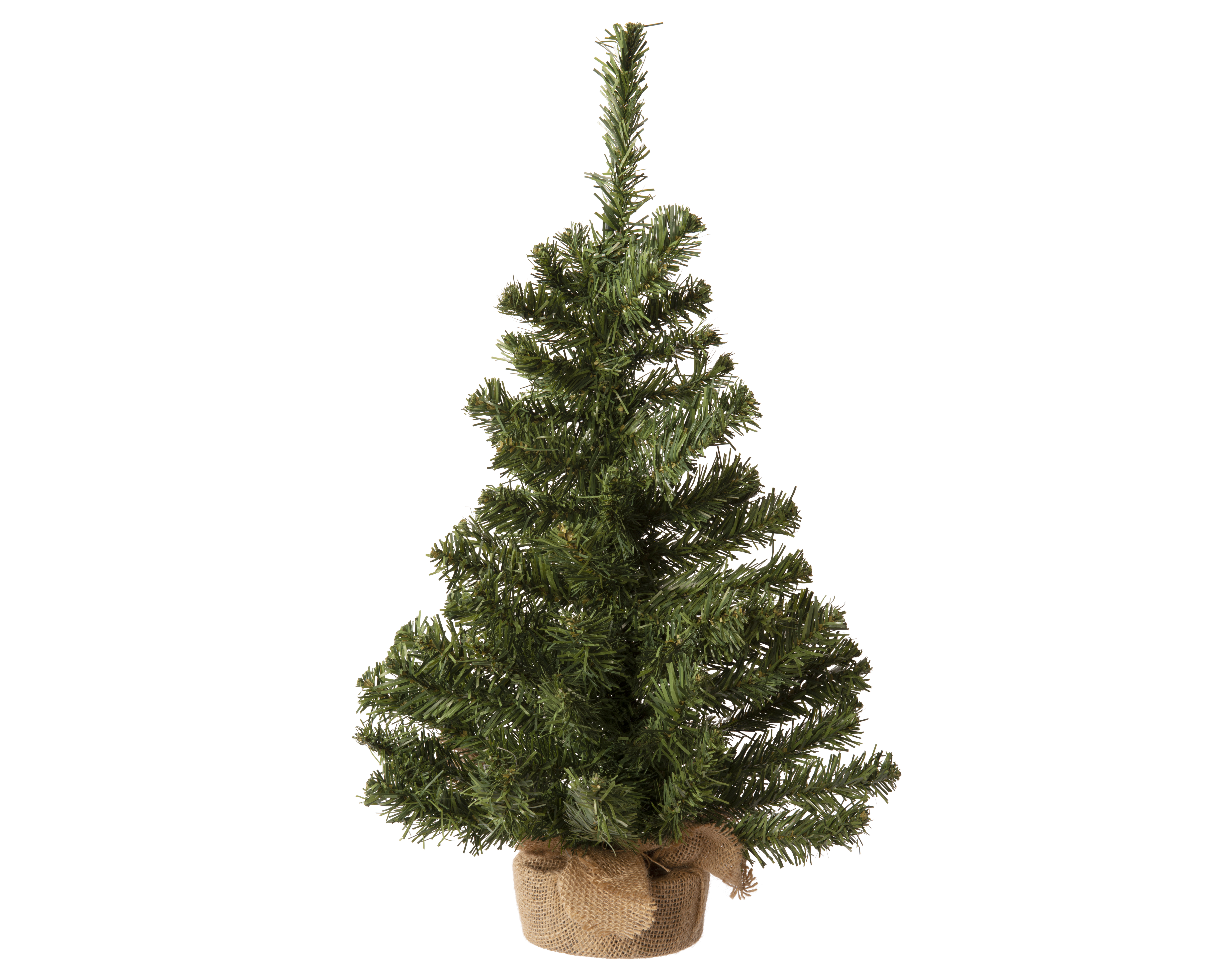 Kerstboom Imperial 60x35 cm 60 Tips - In Jutezak - PVC