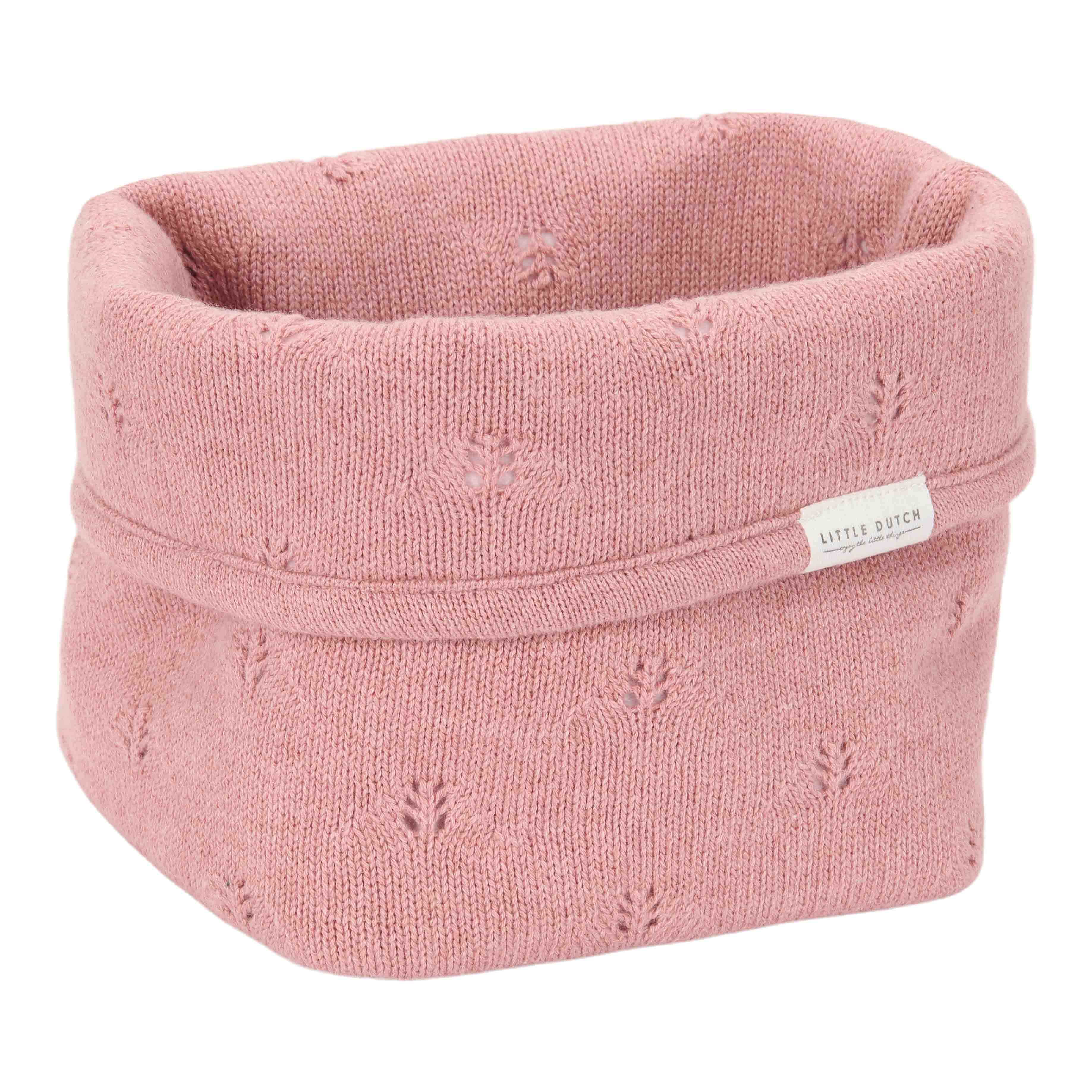 Little Dutch Commodemand gebreid Pure Roze Blush 15x15x15 cm