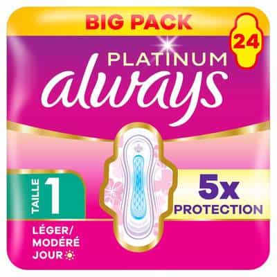 Always Maandverband Platinum Normal+ 24 stuks
