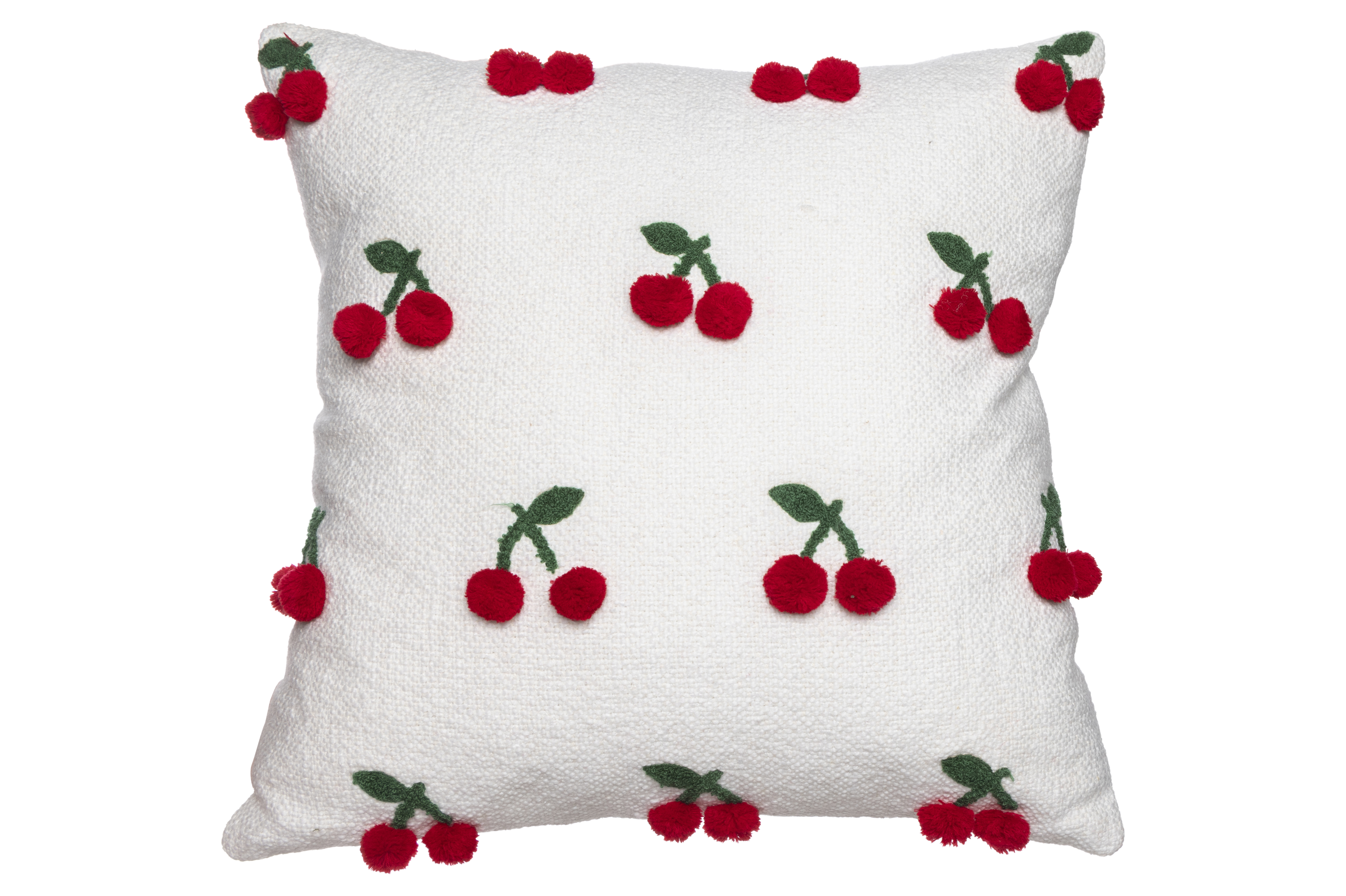 Cosy@Home Kussen Cherries 45x45 cm - Katoen