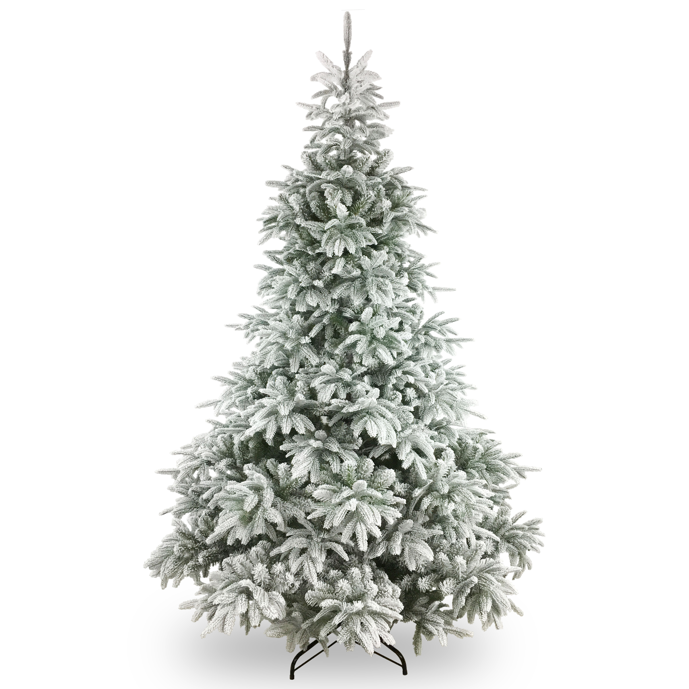Kerstboom Andorra Flocked 228X155 cm - 2832 Tips - PE/PVC