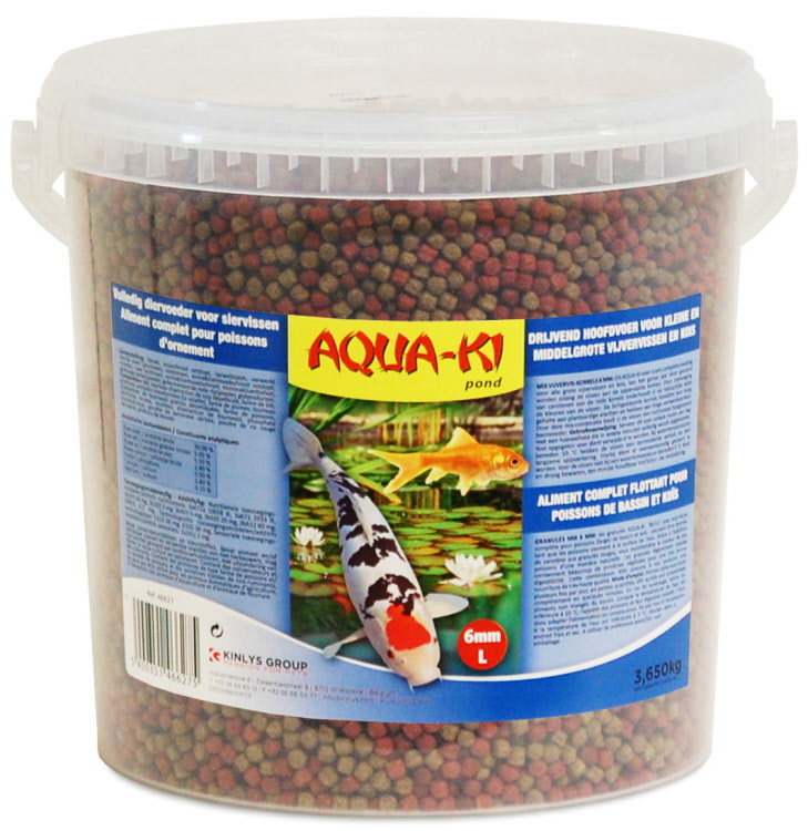 Aqua-Ki Blauw Mix Vijvervoer 6 mm Emmer 3650 g