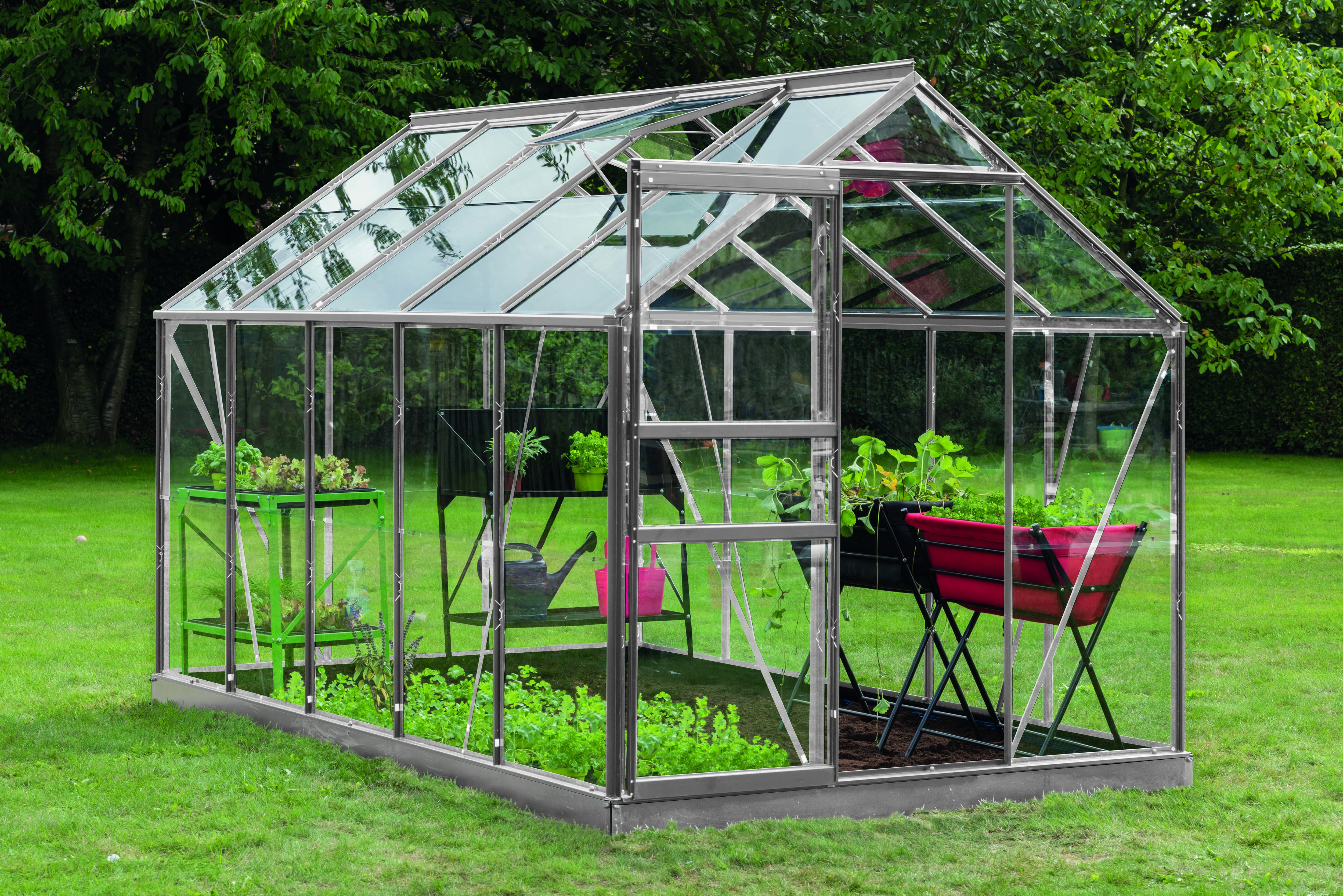 Serre Intro Grow - Lily - 6.2m2 Aluminium Veiligheidsglas 3mm