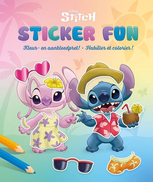 Disney Stickerboek Stitch Fun