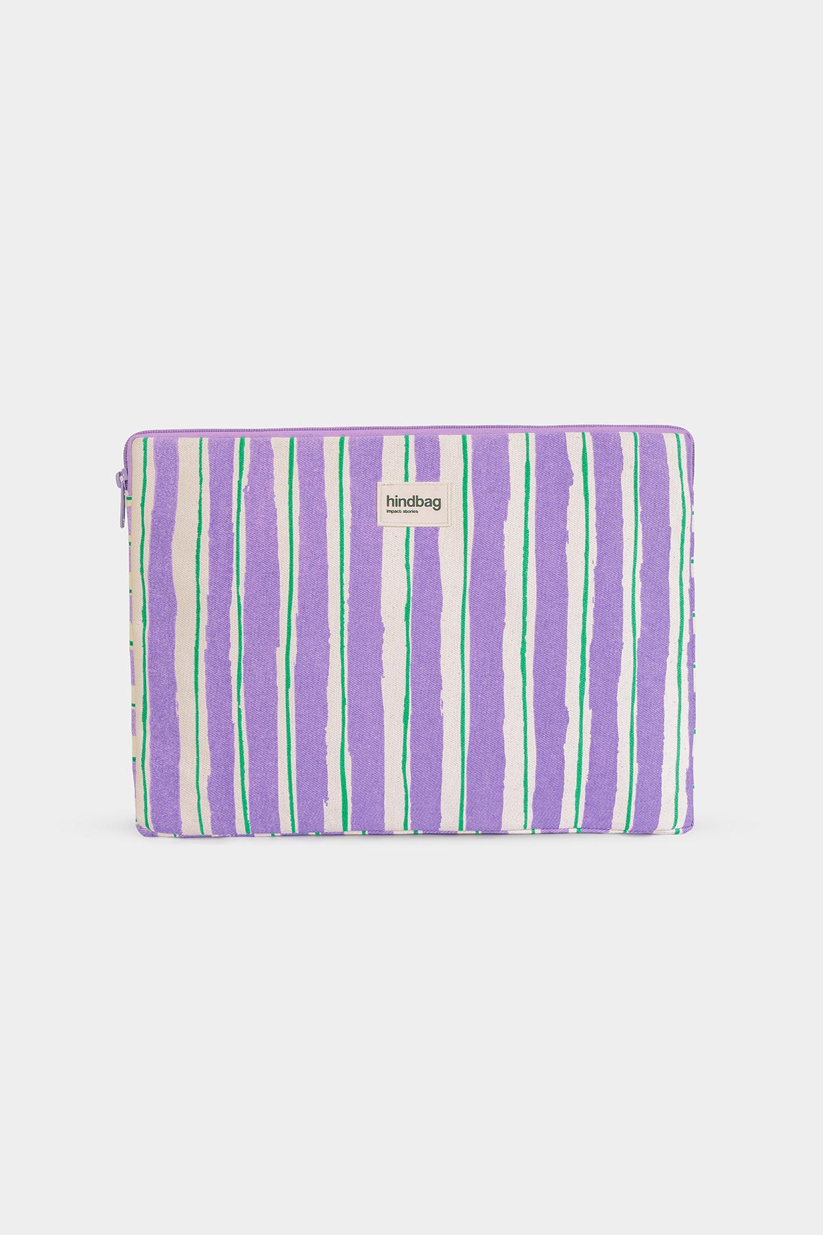 Hindbag Ava S Laptopsleeve 13"  Purple Stripes 34x2x24 cm