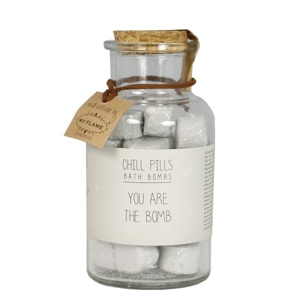 My Flame Bruisbal You Are The Bomb - 16 stuks in Glazen Pot - Fig's Delight