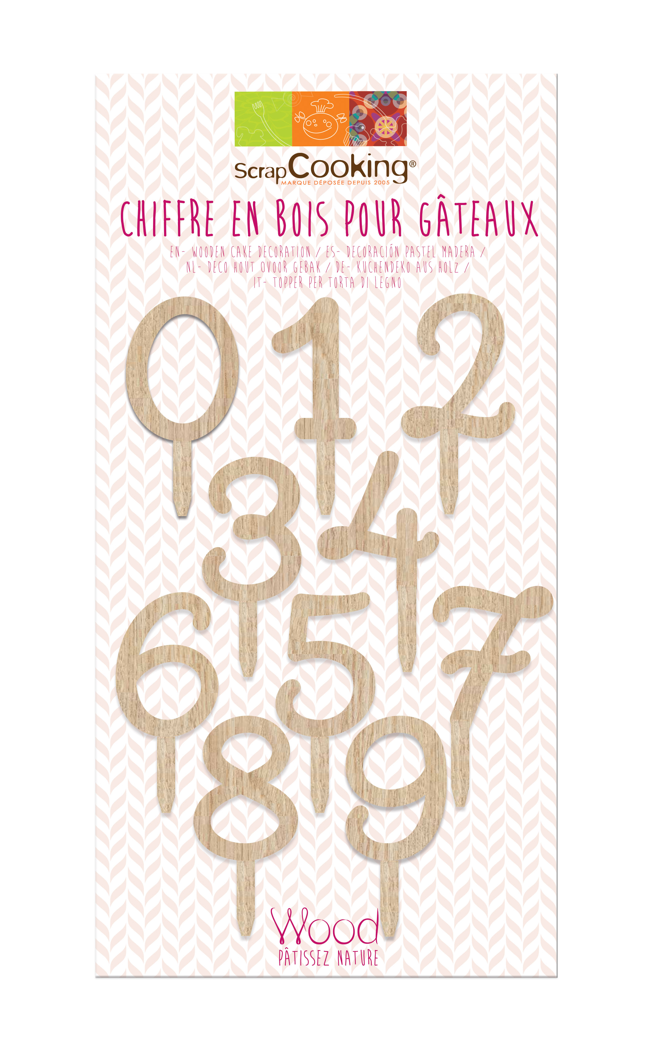 ScrapCooking Cake Topper Cijfers 0-9 - Deco voor Taart