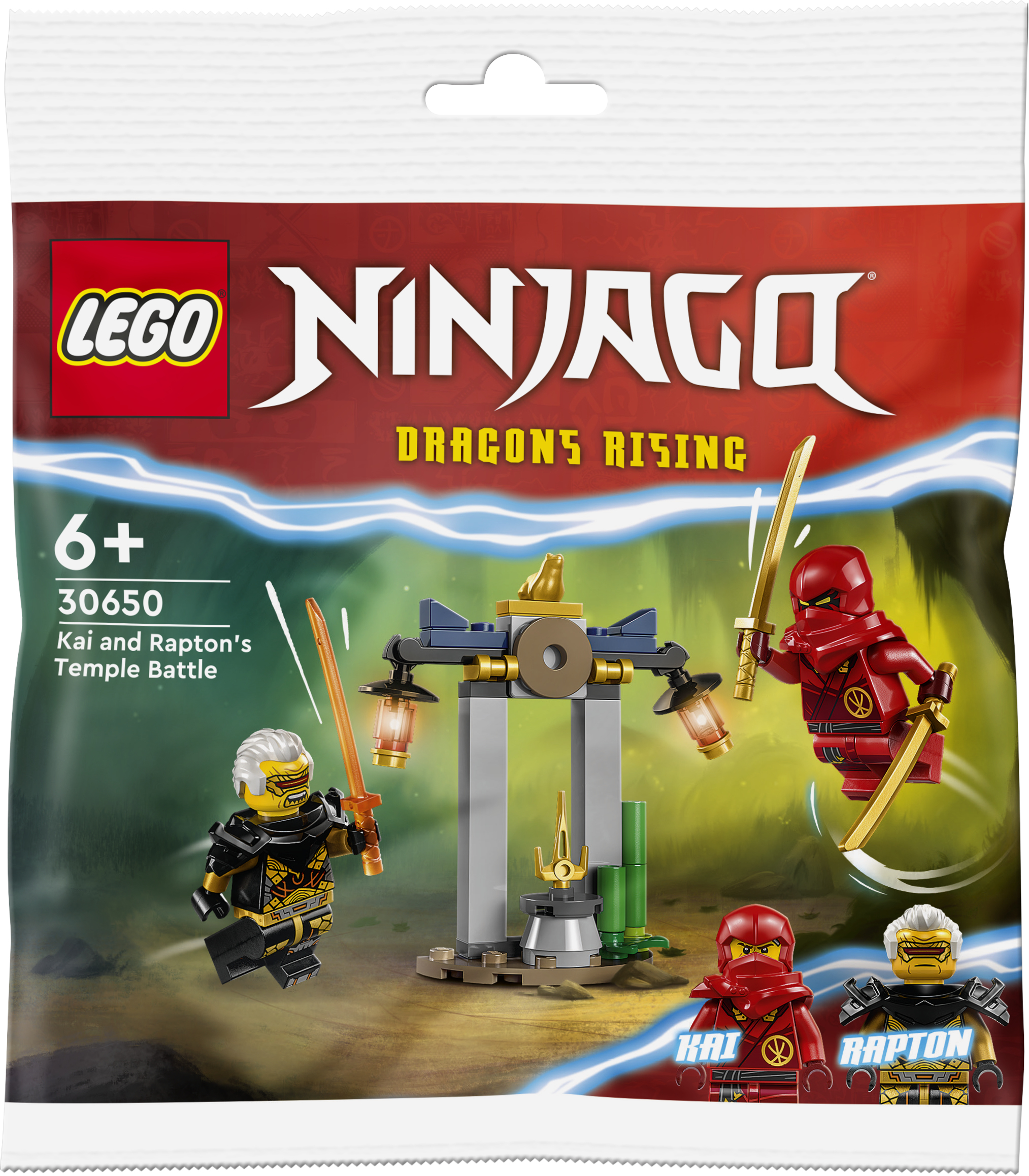 LEGO Ninjago 30650 Tempelstrijd van Kai en Rapton