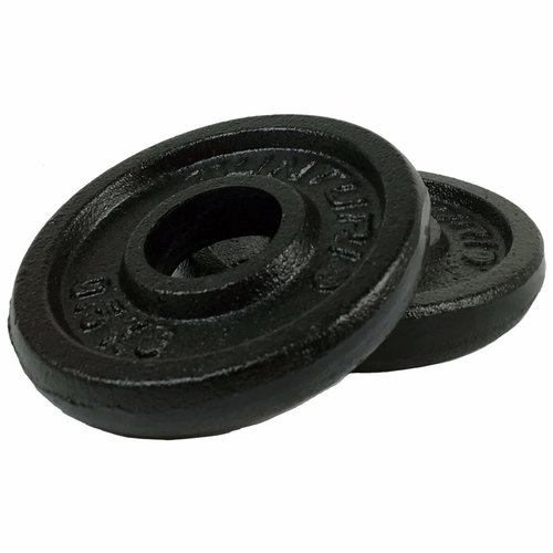Tunturi Halterschijf 2x0.5kg Gietijzer 30 mm Boring