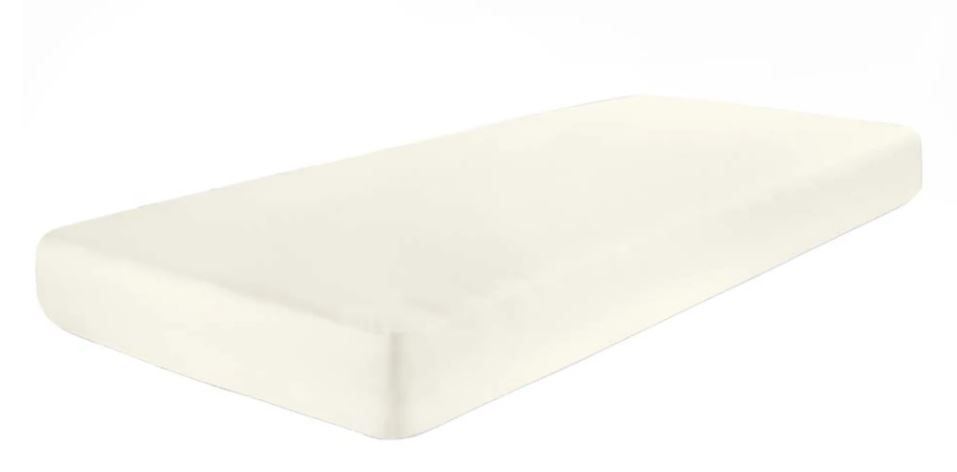 Dormisette Hoeslaken Elastic Jersey 296 Pearl 90x200220 cm Katoen