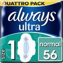 Always Maandverband Ultra Normaal+ 56 stuks