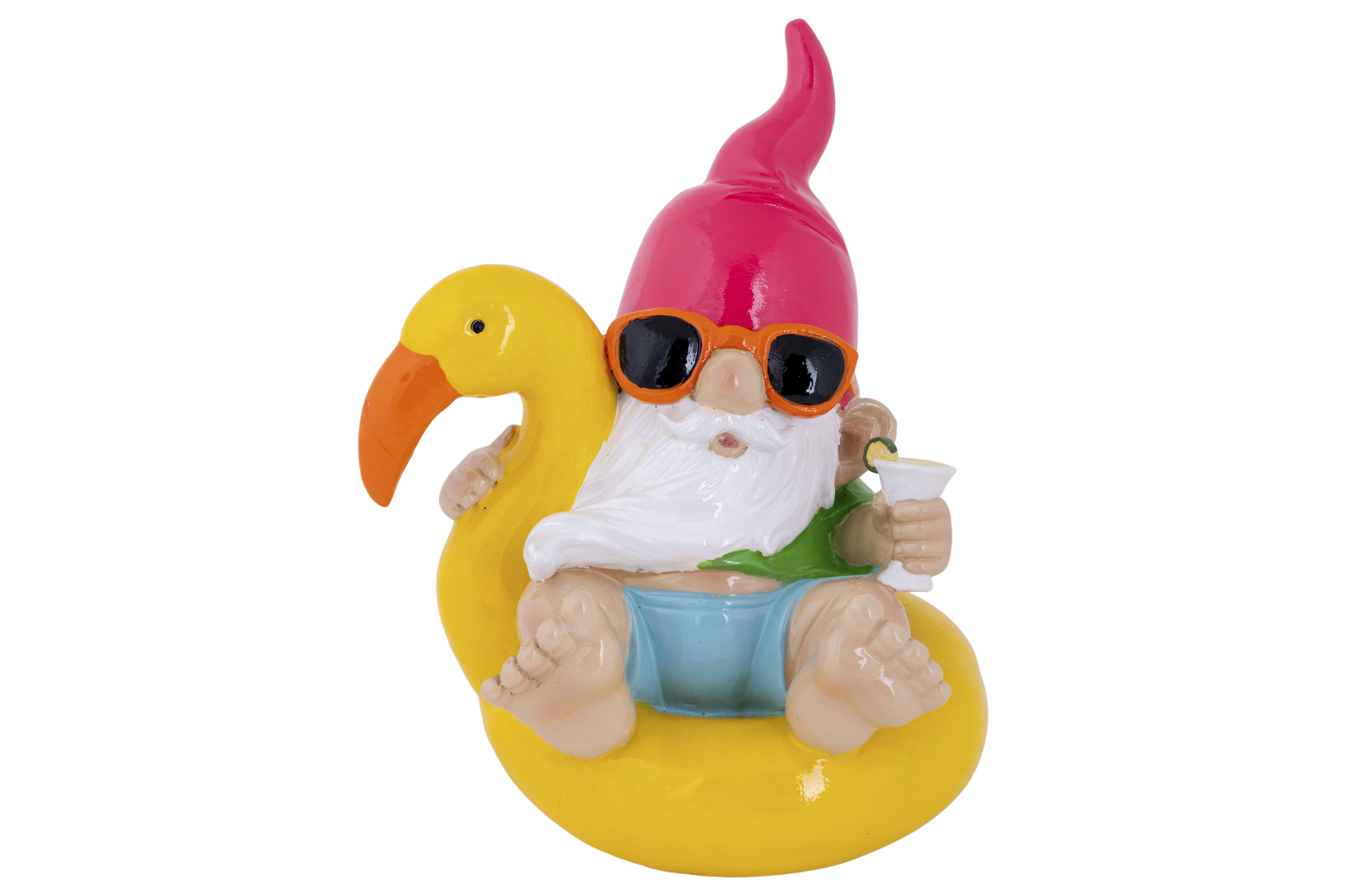 Cosy@Home Kabouter Funny op Zwemband - 15.5x13x18.5 cm