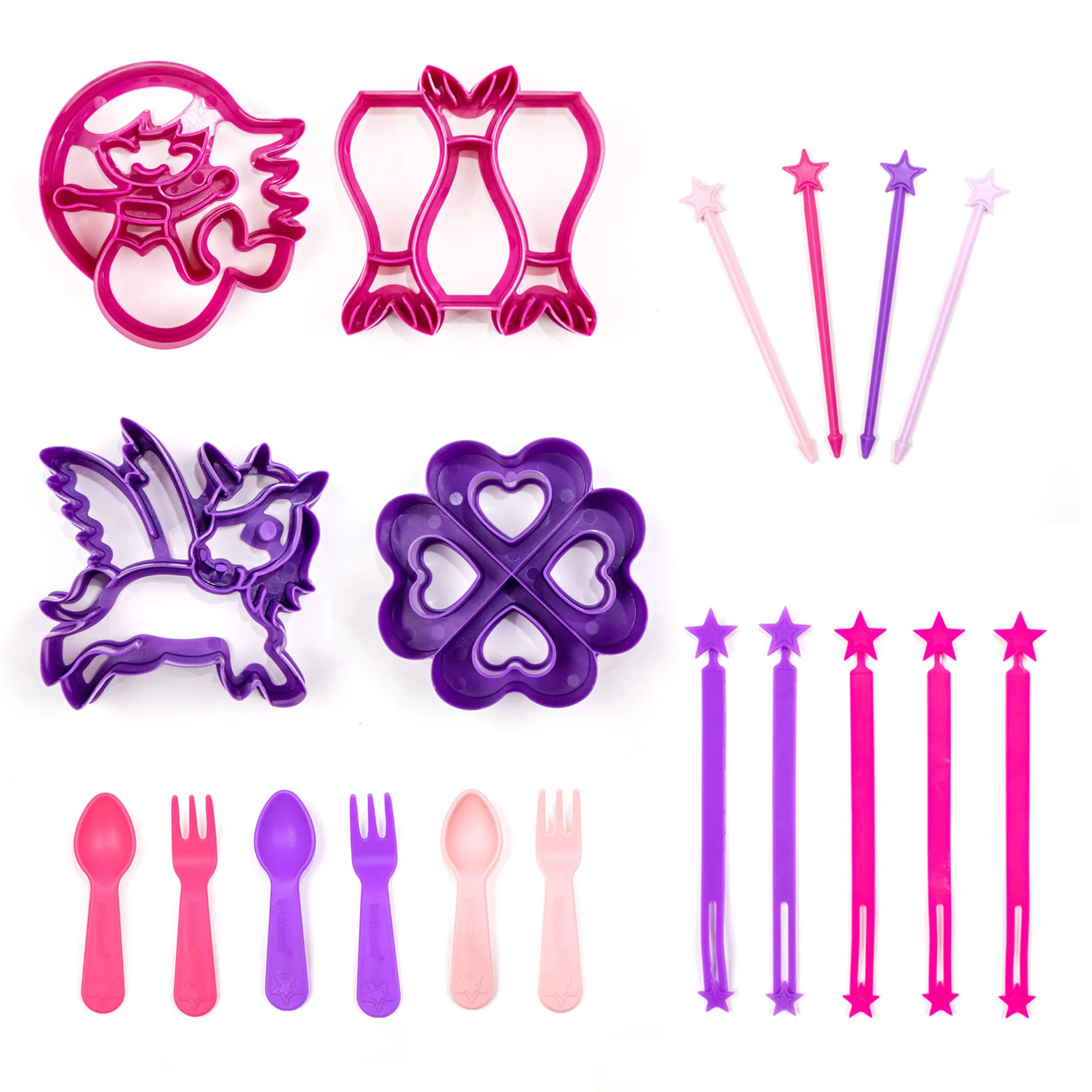 Yumbox Lunch Punch Cutter & Bento Set Unicorn/Mermaid