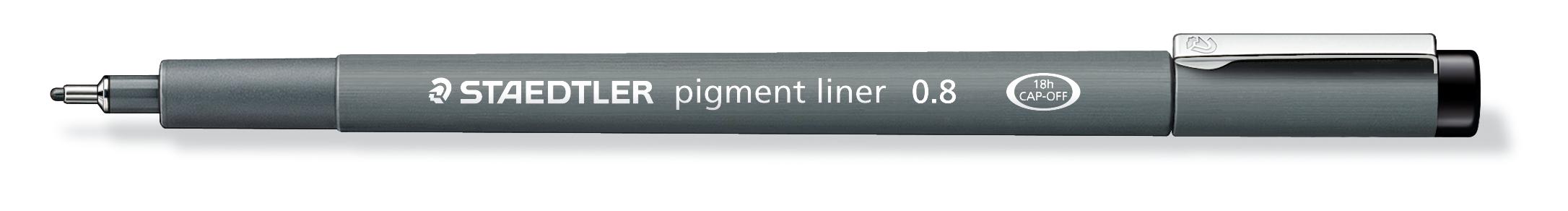 Staedtler Pigment Liner 0.8mm Zwart