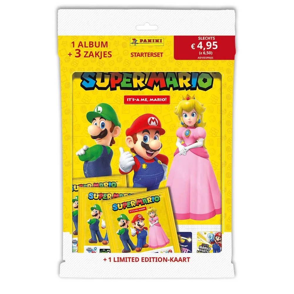 Panini Stickers Super Mario 2 Starter Pack