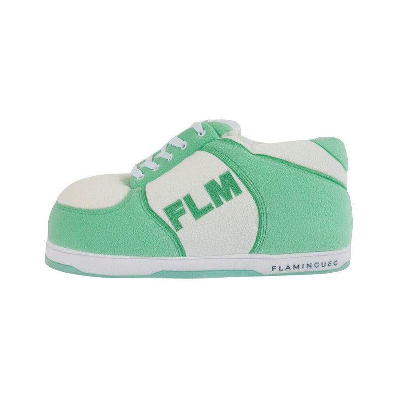 Flamingueo Pantoffels Dipsy Giant Green Teddy - One Size