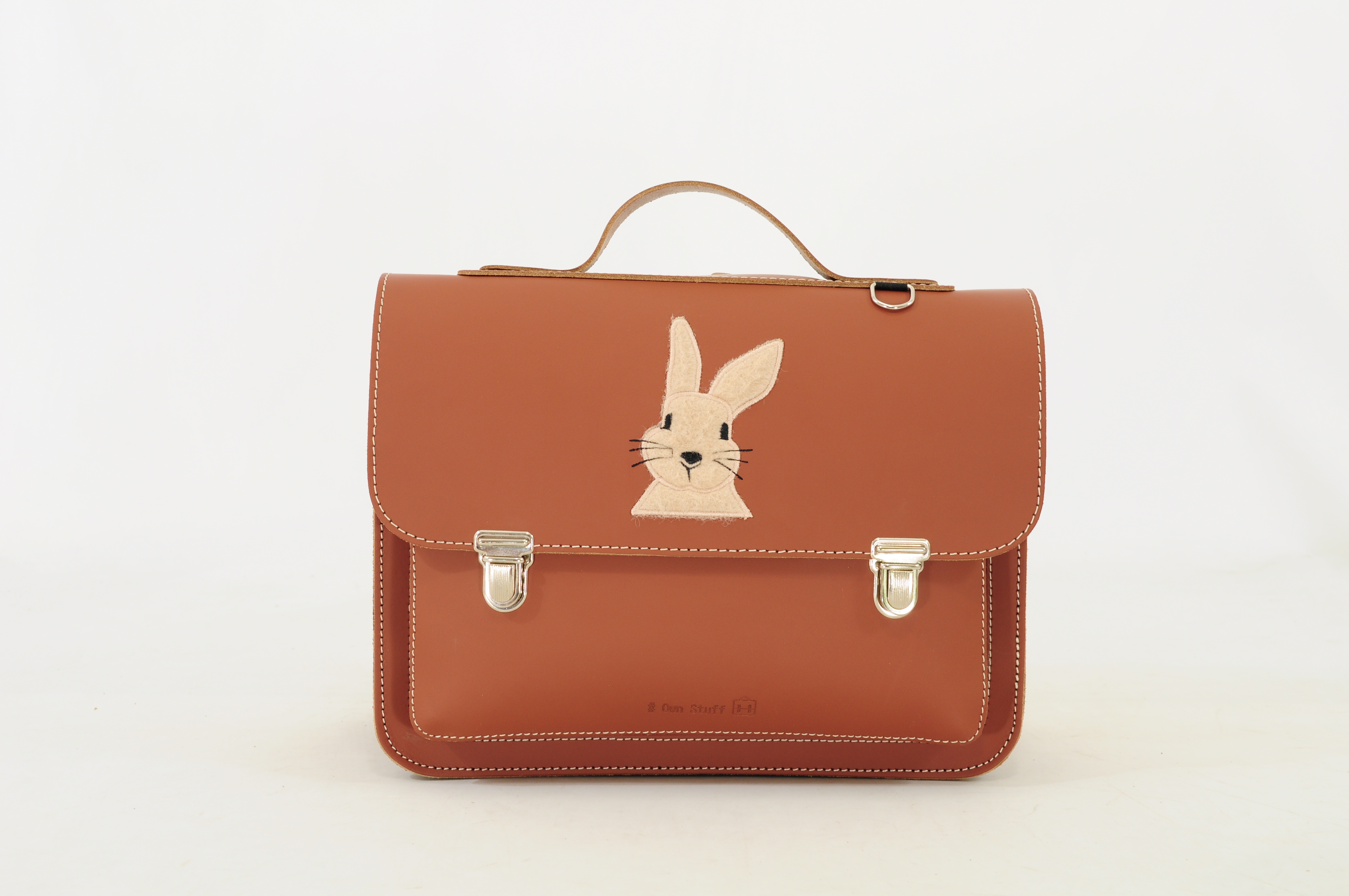 Own Stuff Boekentas Kleuter Konijn Chestnut 31.5x12x24 cm