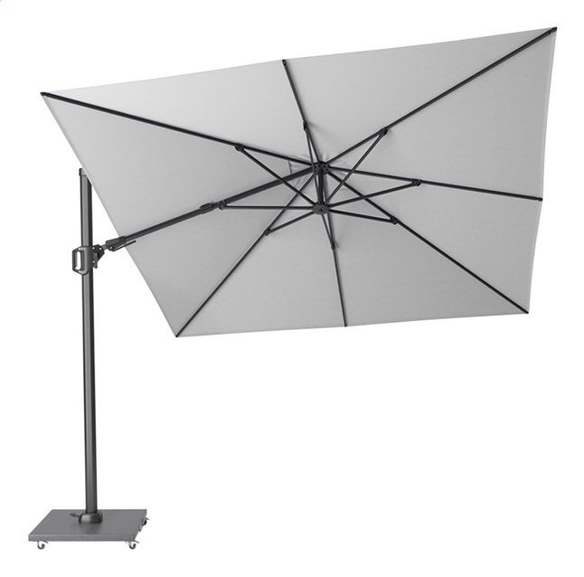 Platinum Hangparasol Challenger T2 3x3m Wit - exclusief parasolvoet