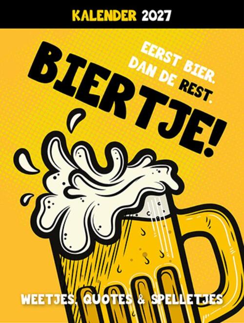 Scheurkalender 2027 - Bier