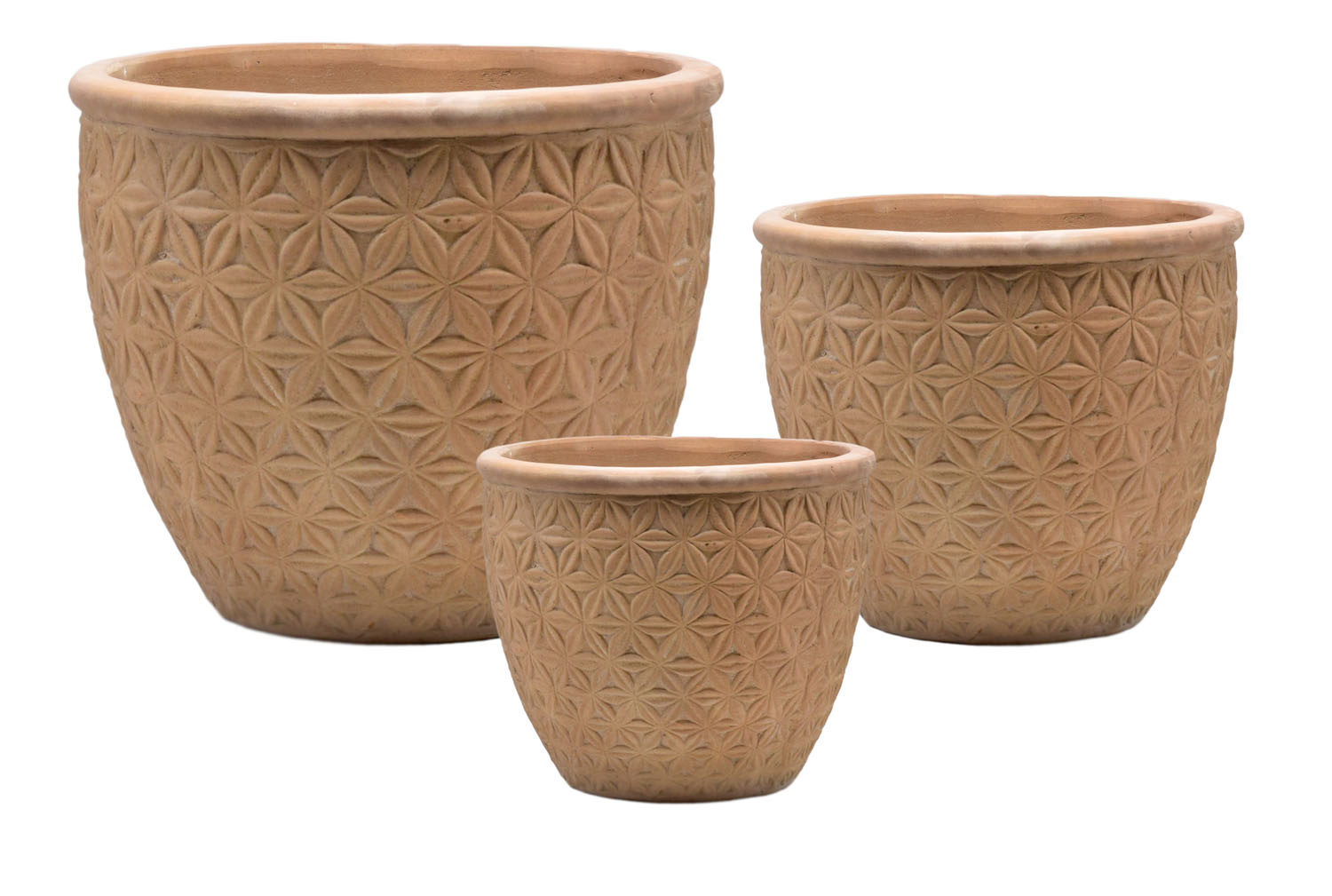 Bloempot Terracotta Antalya Bruin Antiek d 65 x h 56 cm