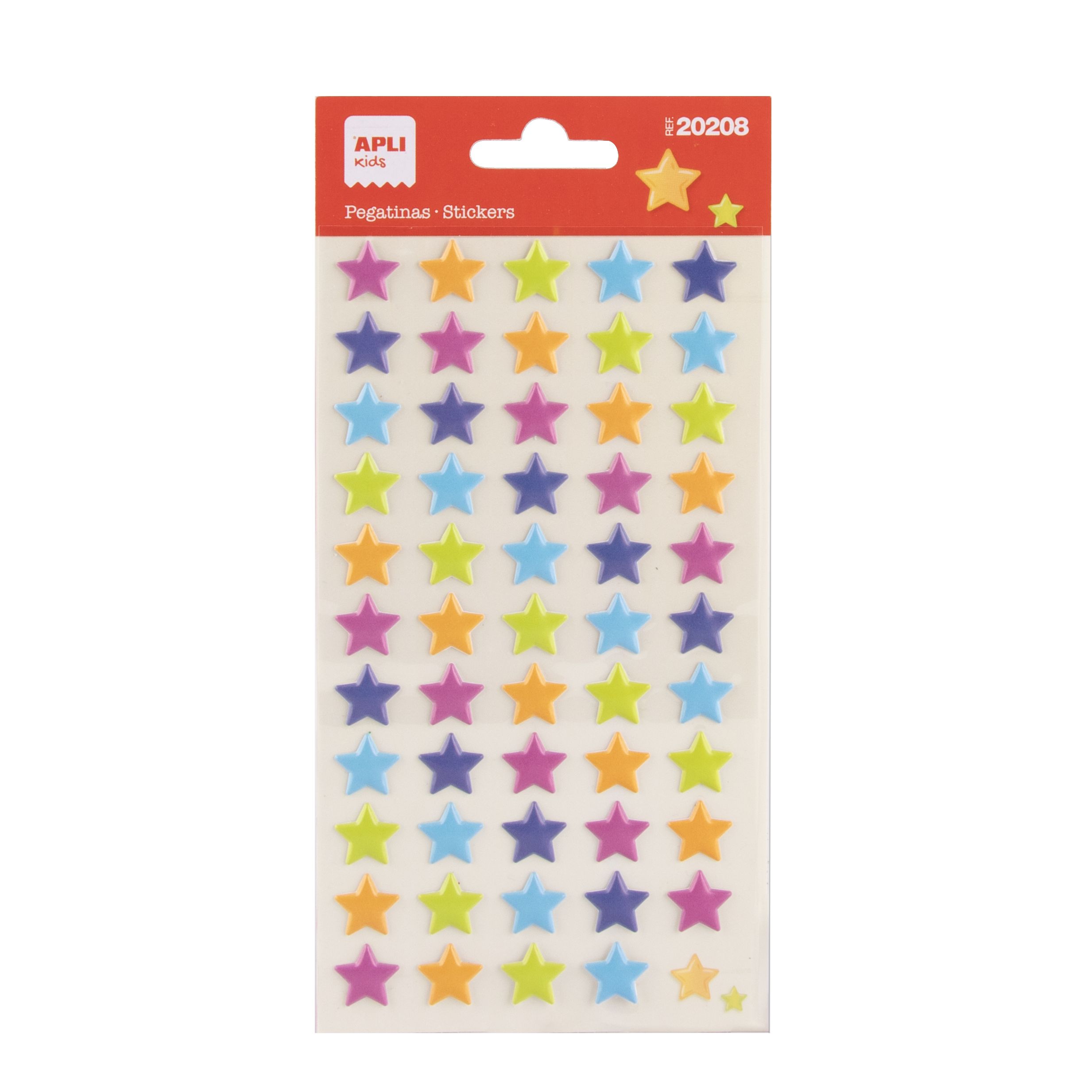Apli Kids Stickers Pastelsterren 55 stuks