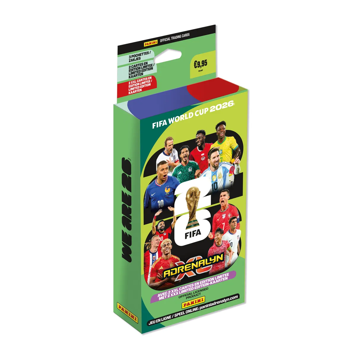 Panini Fifa World Cup 2026 Trading Cards Ecoblister XXL Adrenalyn 3 pakjes