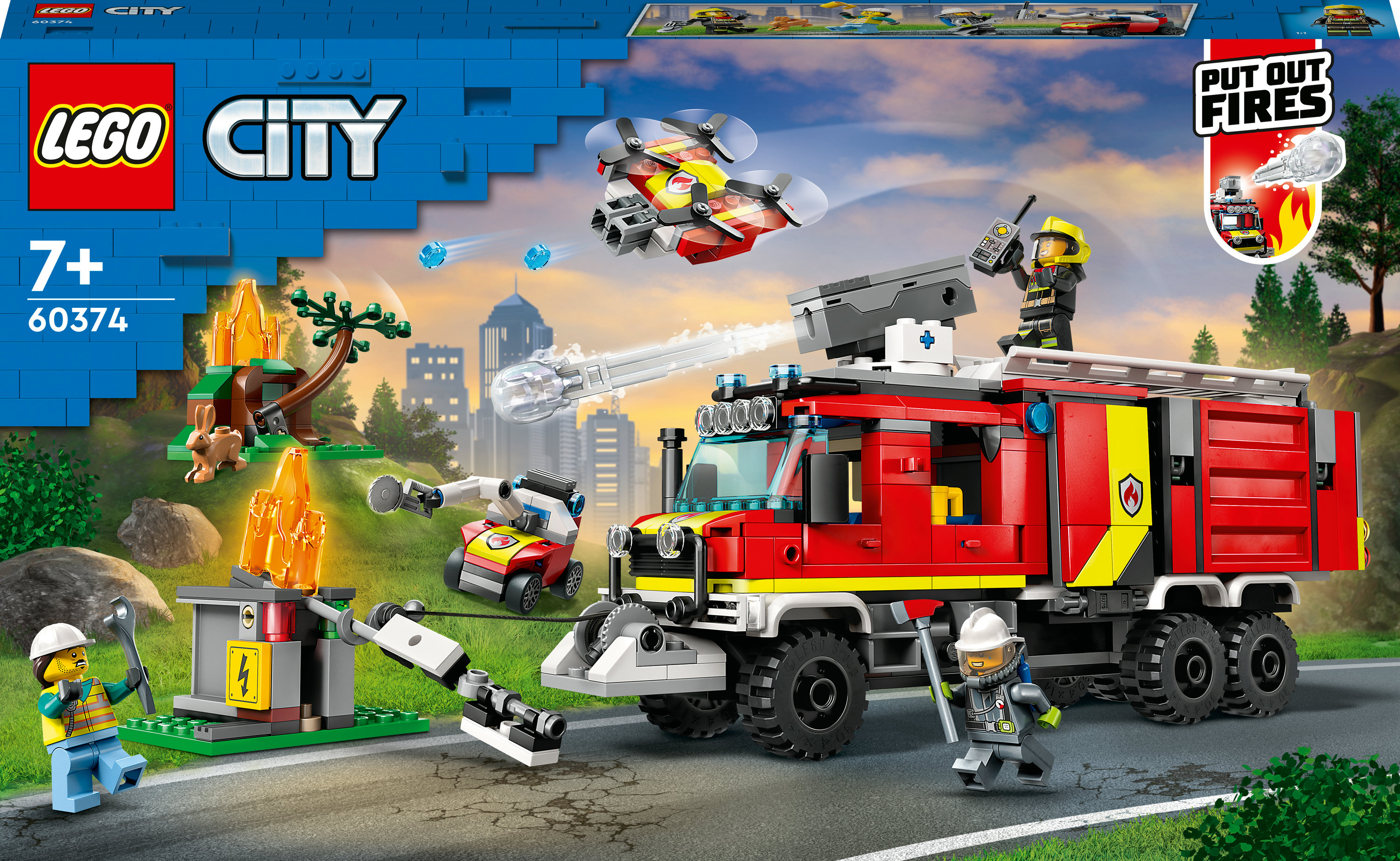 LEGO City 60374 Brandweerwagen