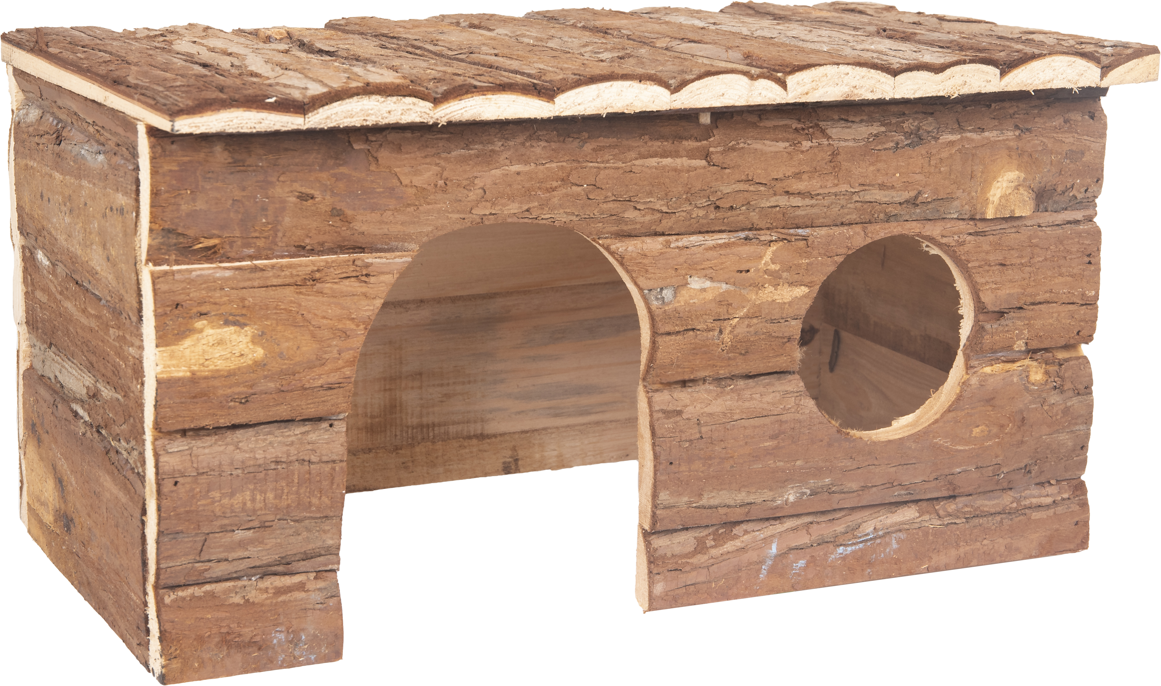 Flamingo Huisje Howy Hout 40x23x22 cm