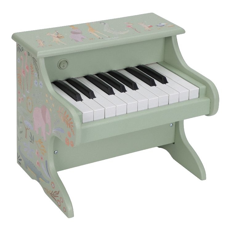 Little Dutch Piano Hout Groen Safari Friends