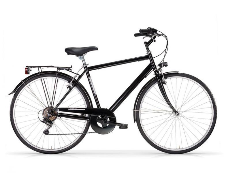 MbM Touring Herenfiets Zwart 28" 6 Versnellingen