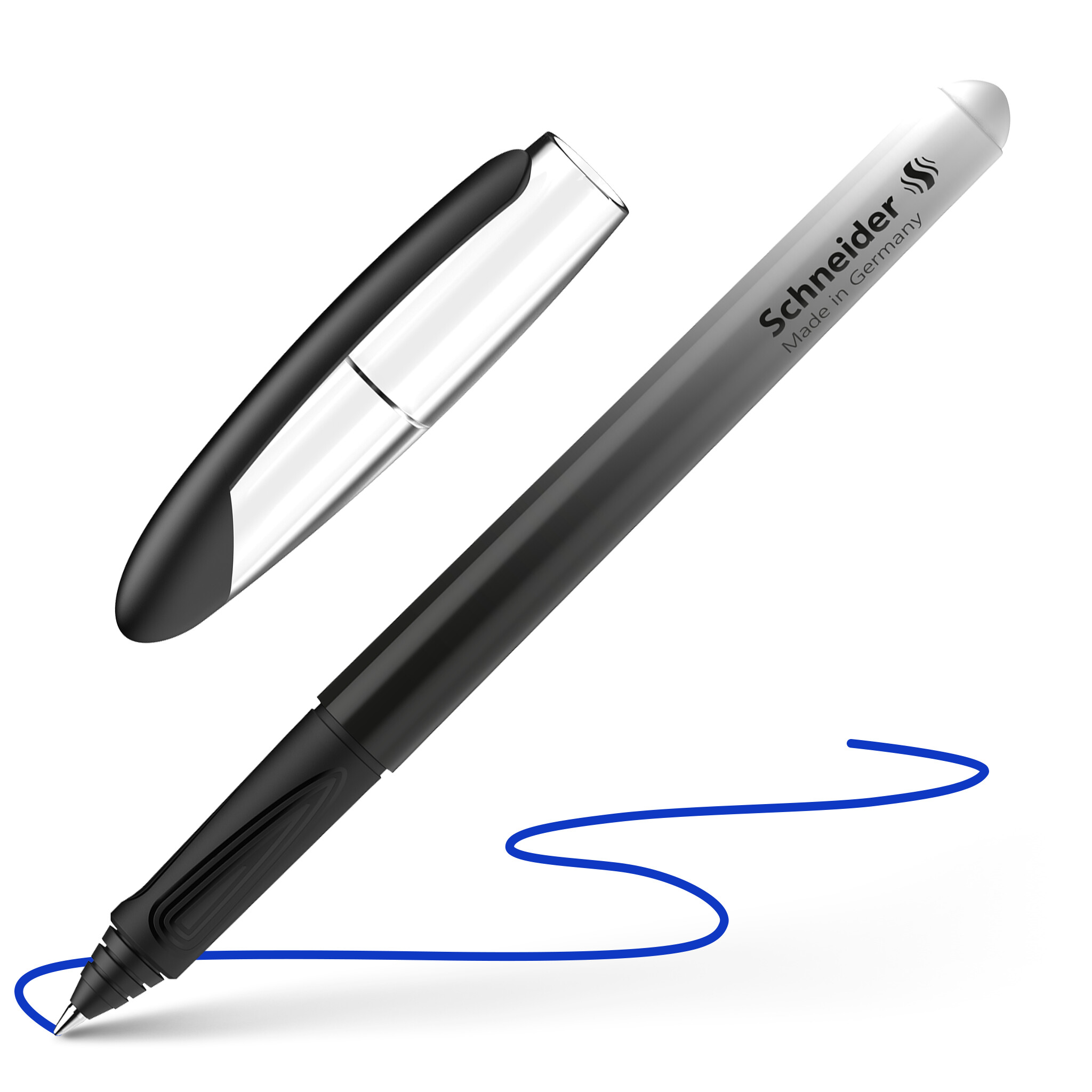 Schneider Vulpenroller Voyage Zwart-Wit Medium Punt