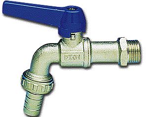 Dubbel Dienst Bolkraan Eko 1/2-3/4 Handvat 'L'