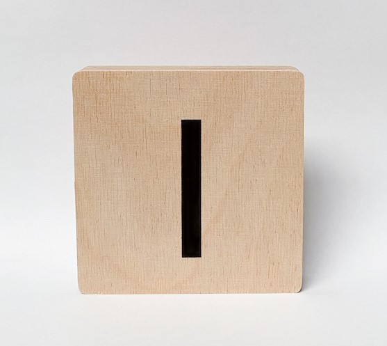 Minimou Letter Hout I 18 Mm