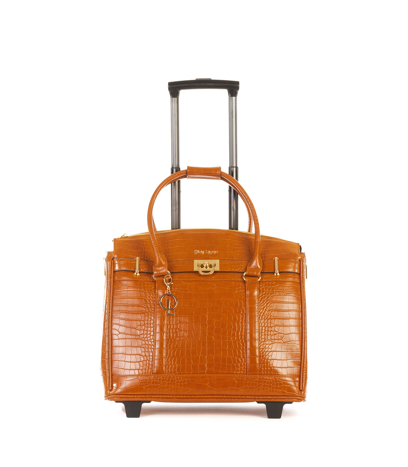 Olivia Lauren Manon Business Trolley 17" Slang Bruin 44x23x44 cm