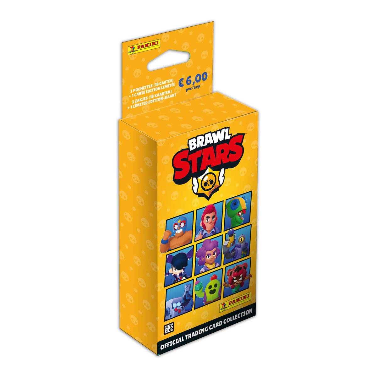 Panini Blister 3 Zakjes + 1 Lim Ed Trading Cards Brawl Stars