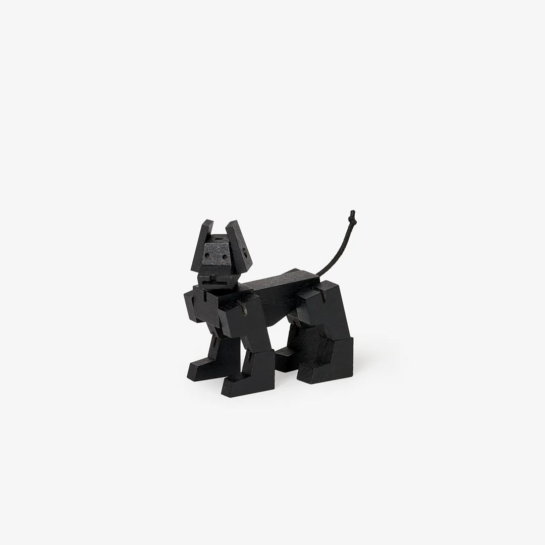 Areaware Cubebot Milo Zwart
