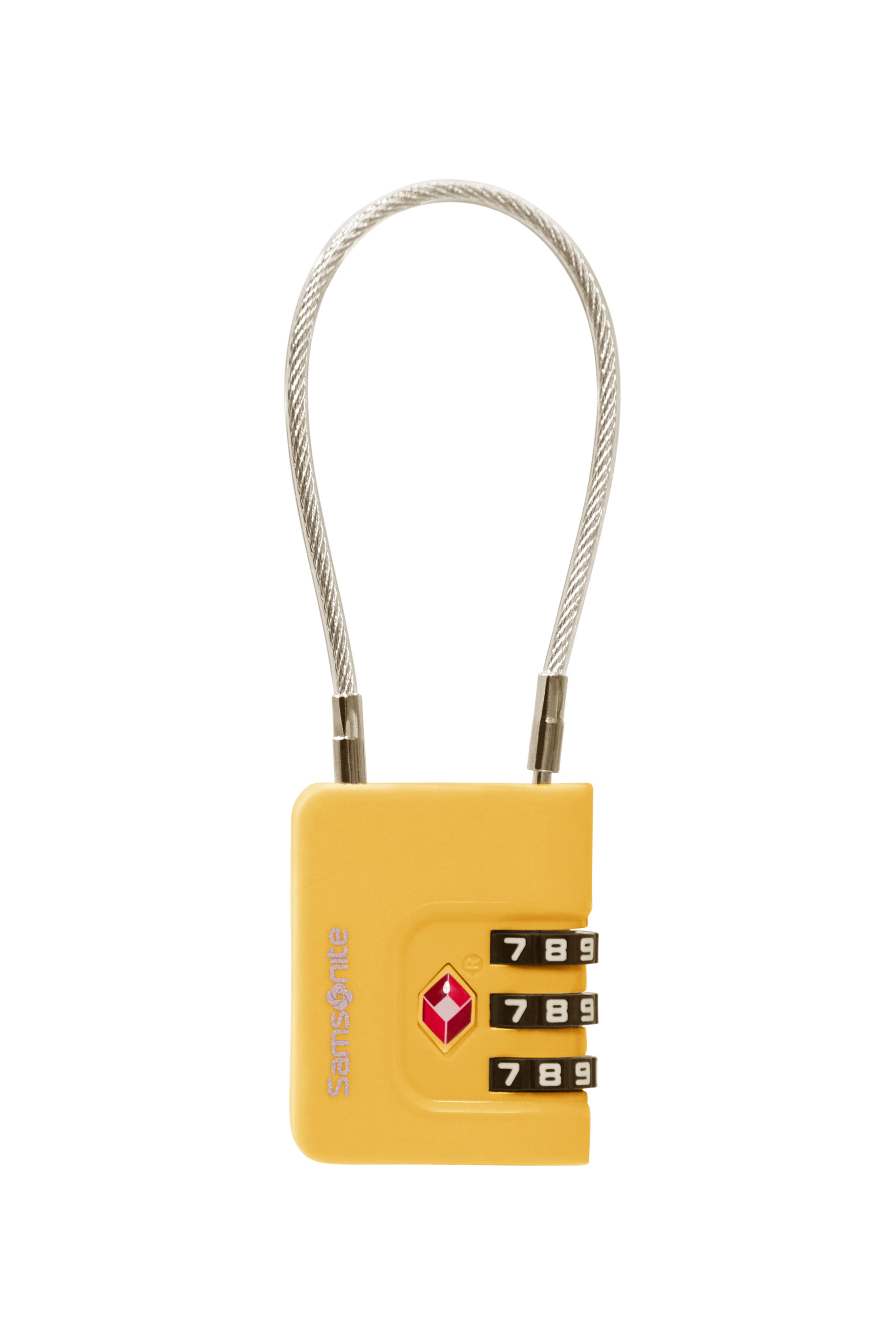 Samsonite Bagageslot Cablelock 3 TA Revolution Yellow