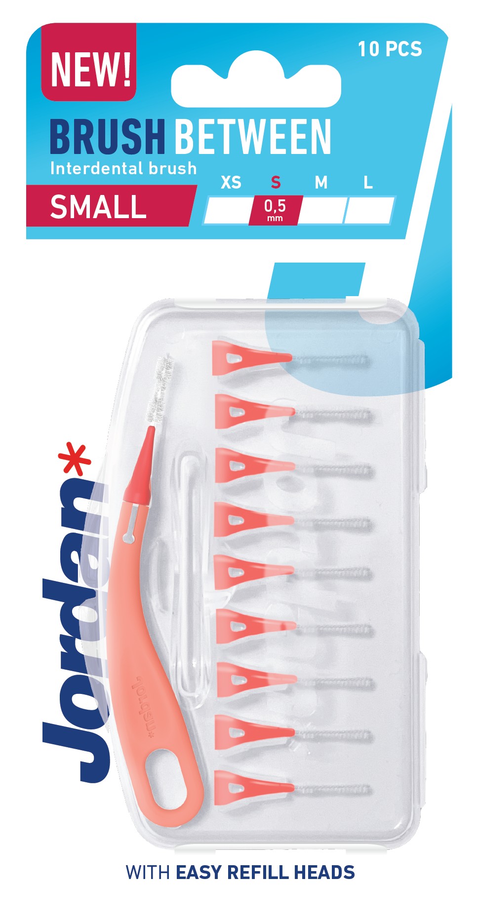 Jordan Tandenborstel Interdental Brush Between small - 10 stuks